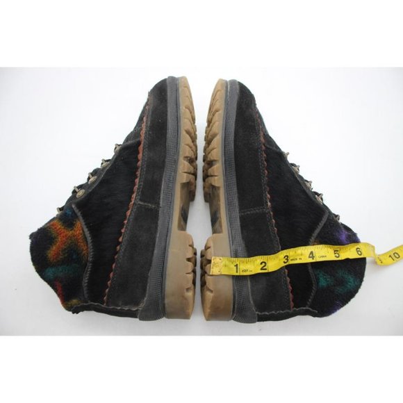 Tecnica Black Ankle Boots with Colorful Pattern - Picture 6 of 9